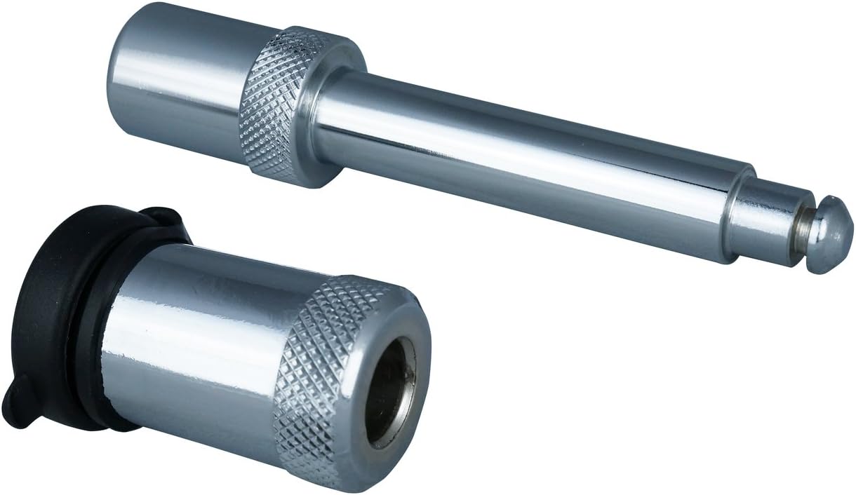 Cocoweb Chrome C-Lock Heavy Duty Locking 5/8" Inch Hitch Pin with Weather Guard Protection - HHLCL