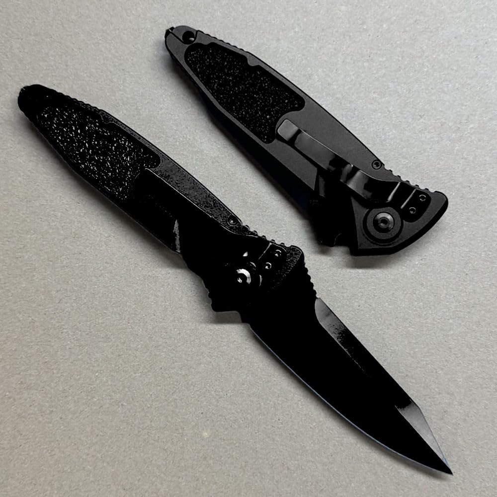Joa Schwarz taschenmesser Alu klappmesser VG10 faltmesser tanto Einhandmesser Multi Jagdmesser Outdoor EDC Messer Survival Neck knife Messer,Geschenke für Männer