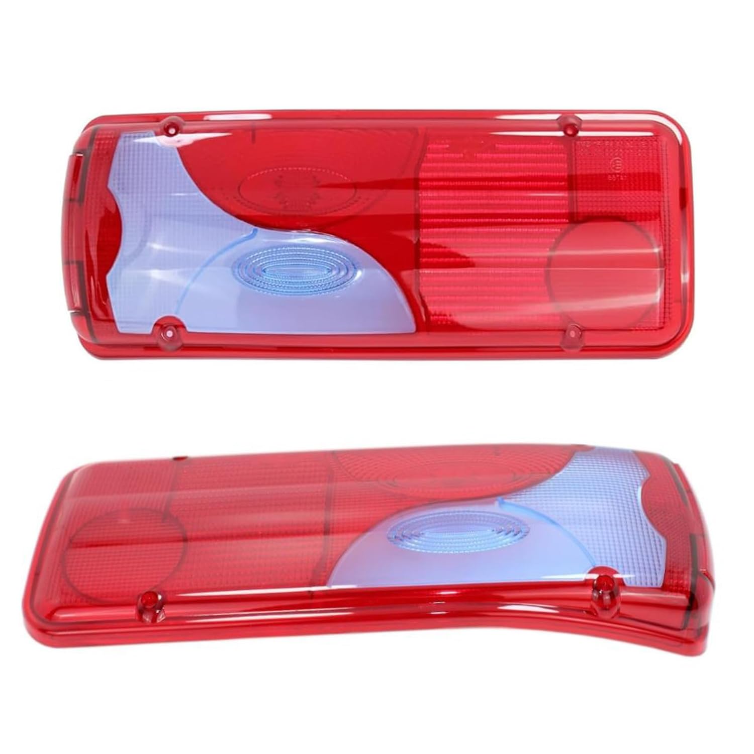 Generisch 2x Lenti per Fanali Posteriori Sinistra Destra Set di Fanali Posteriori in Vetro per Camion Compatibili con MAN TGA TGL TGM TGS 2016+ Mercedes Sprinter 906 2006+ VW Crafter Pianale 2006-2016