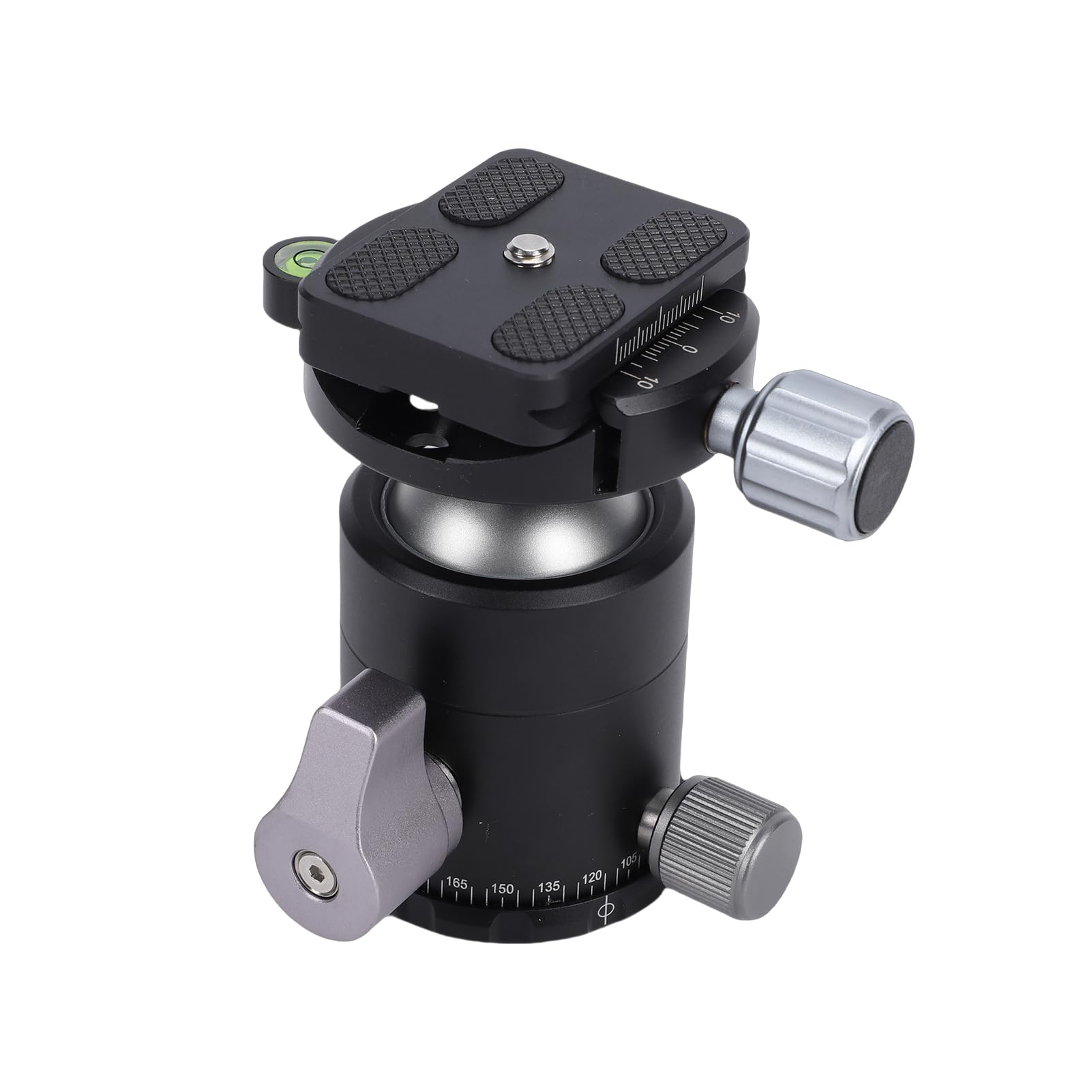 Eacam Rótula de Bola de Trípode para Cámara Rótula Bola Panorámica Metal 36mm con Placa Liberación Rápida 1/4 Pulgadas para Cámara DSLR monopié Deslizante