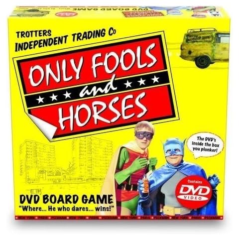 Juego de mesa Toy Brokers Sólo los Tontos y Caballos en DVD Cover