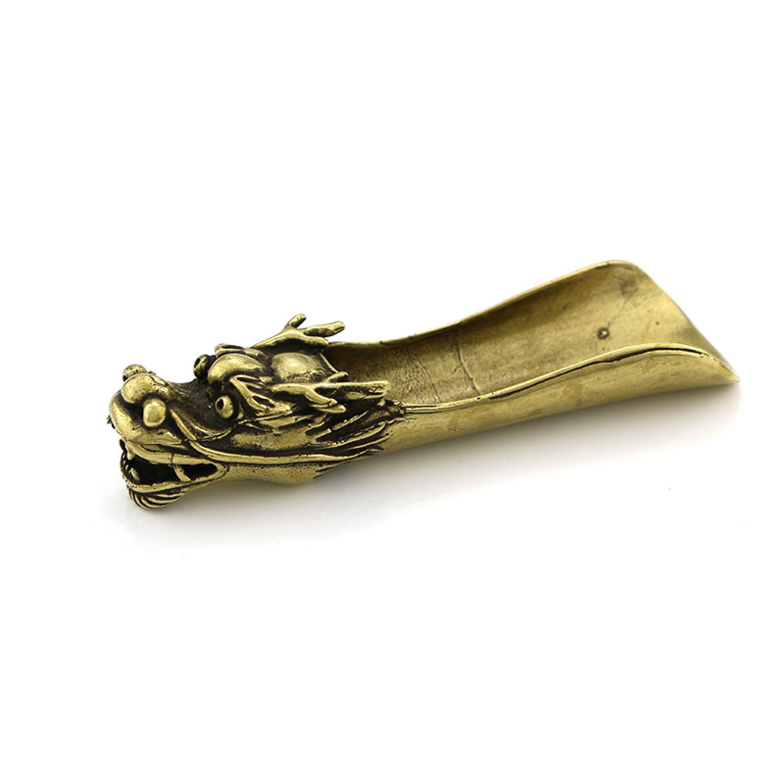 Cuillère à thé en laiton fait main pour cérémonie du thé Kung Fu