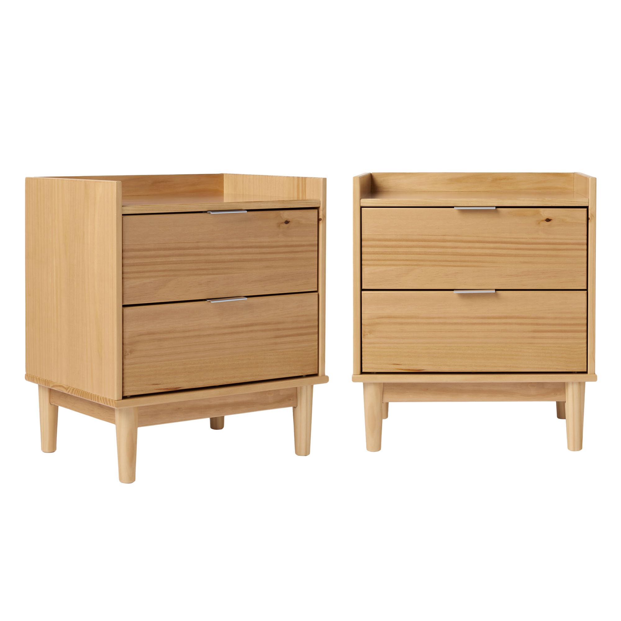 Amazon.com: Walker Edison Mid-Century Modern 2-Drawer Solid