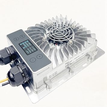 ikafxn MPPT Solar Controller with LCD Display, 20-85V Voltage Adjustable, Efficient Optical Voltic Buck Module