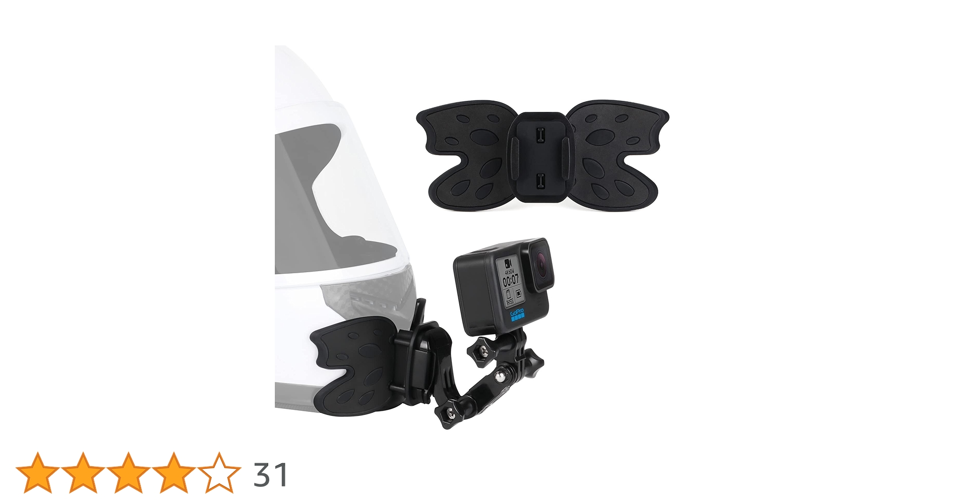 Amazon | HSU 顎マウント ヘルメット マウント 超強力粘着パッド