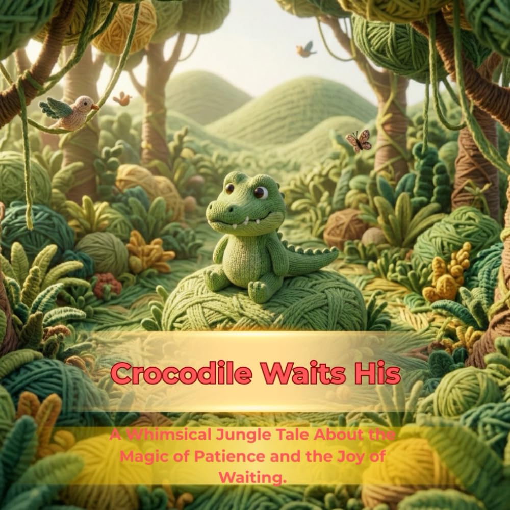 Crocodile Waits His Turn: 一个关于耐心的魔力与等待的喜悦的奇妙丛林故事。