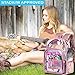 AGSDON Clear Backpack, Heavy Duty Transparent Bookbag, See Through PVC Backpacks for Women - Pink