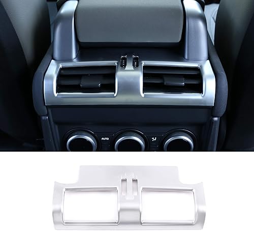 Miniatura 9 de CHEYA Cubierta de marco de ventilación de aire acondicionado para interior de automóvil ABS para Land Rover Defender 90 110 130 2020-2021 Accesorios