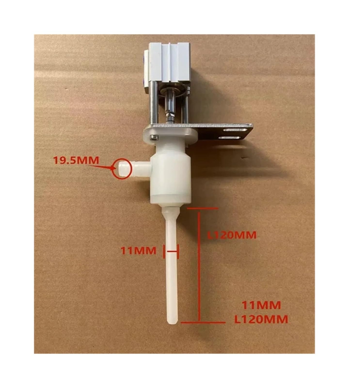 Válvula de llenado anticorrosión Máquina PP Boquilla alimentación nailon(11MM L110MM)