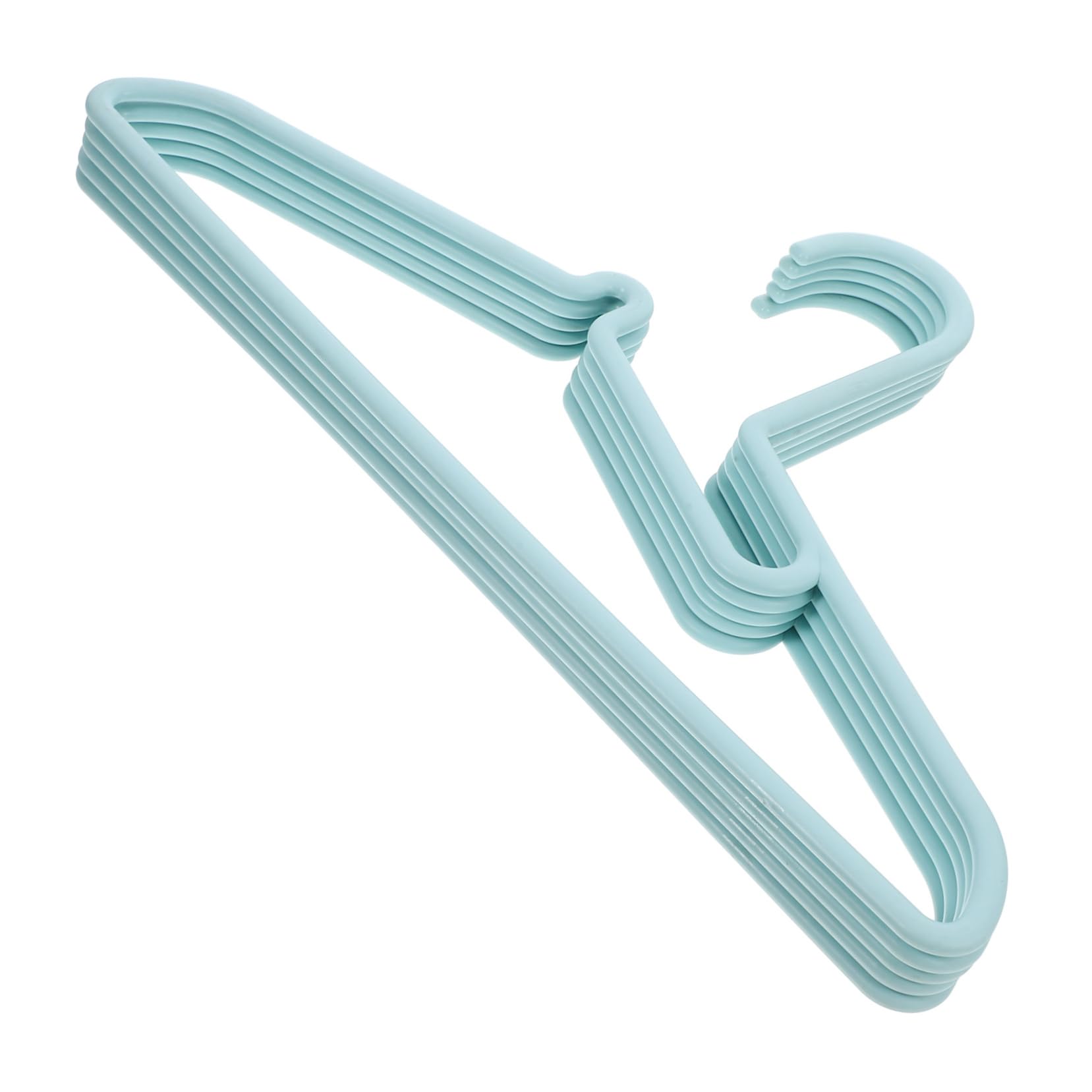 Unomor 5pcs Heavy Duty Plastic Hangers for Pants Non-Slip Skirt Hangers Space-Saving Clothing Closet Storage