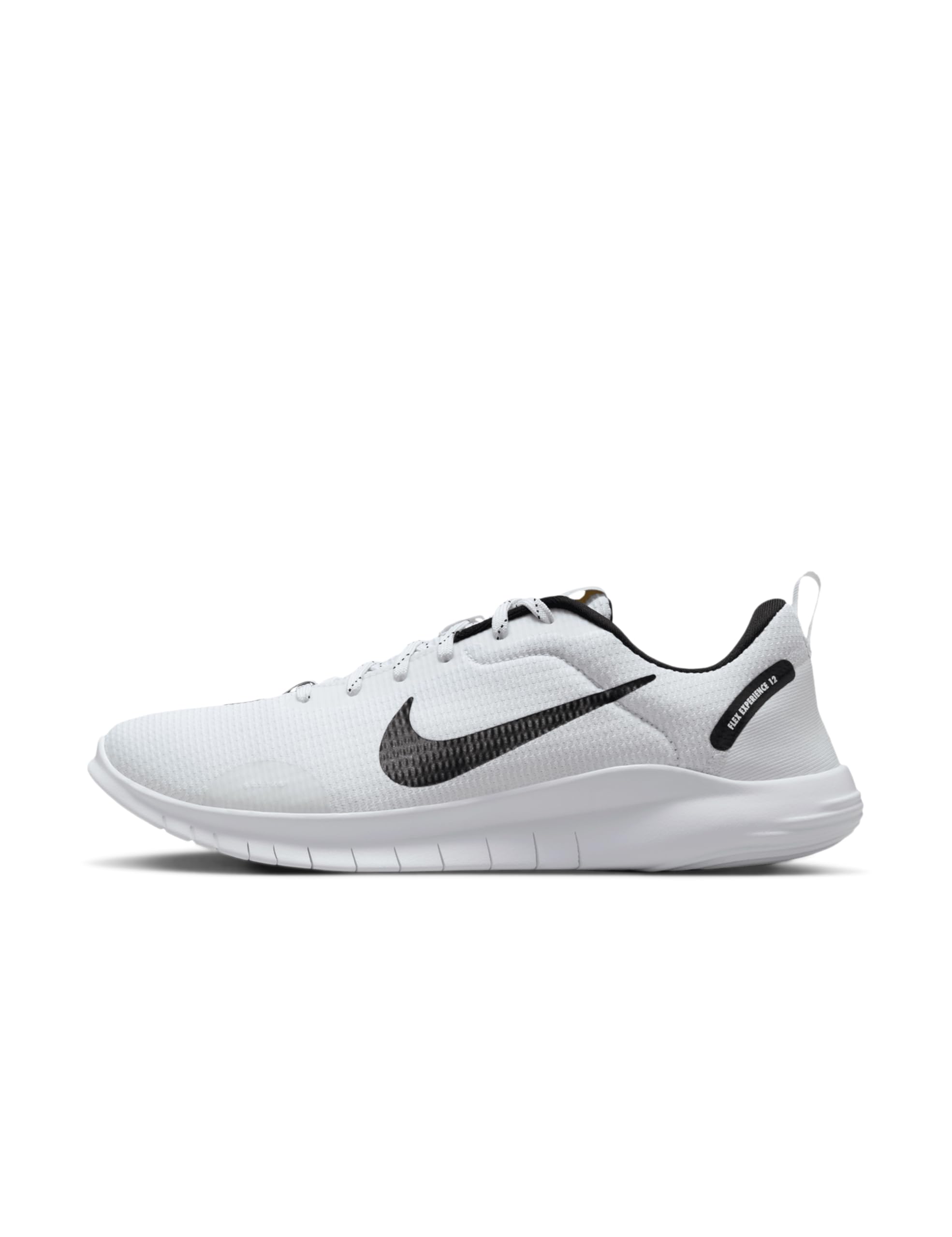 NIKE Flex Experience Run 12, Sneaker Uomo, White/​Black-​White, 41 EU
