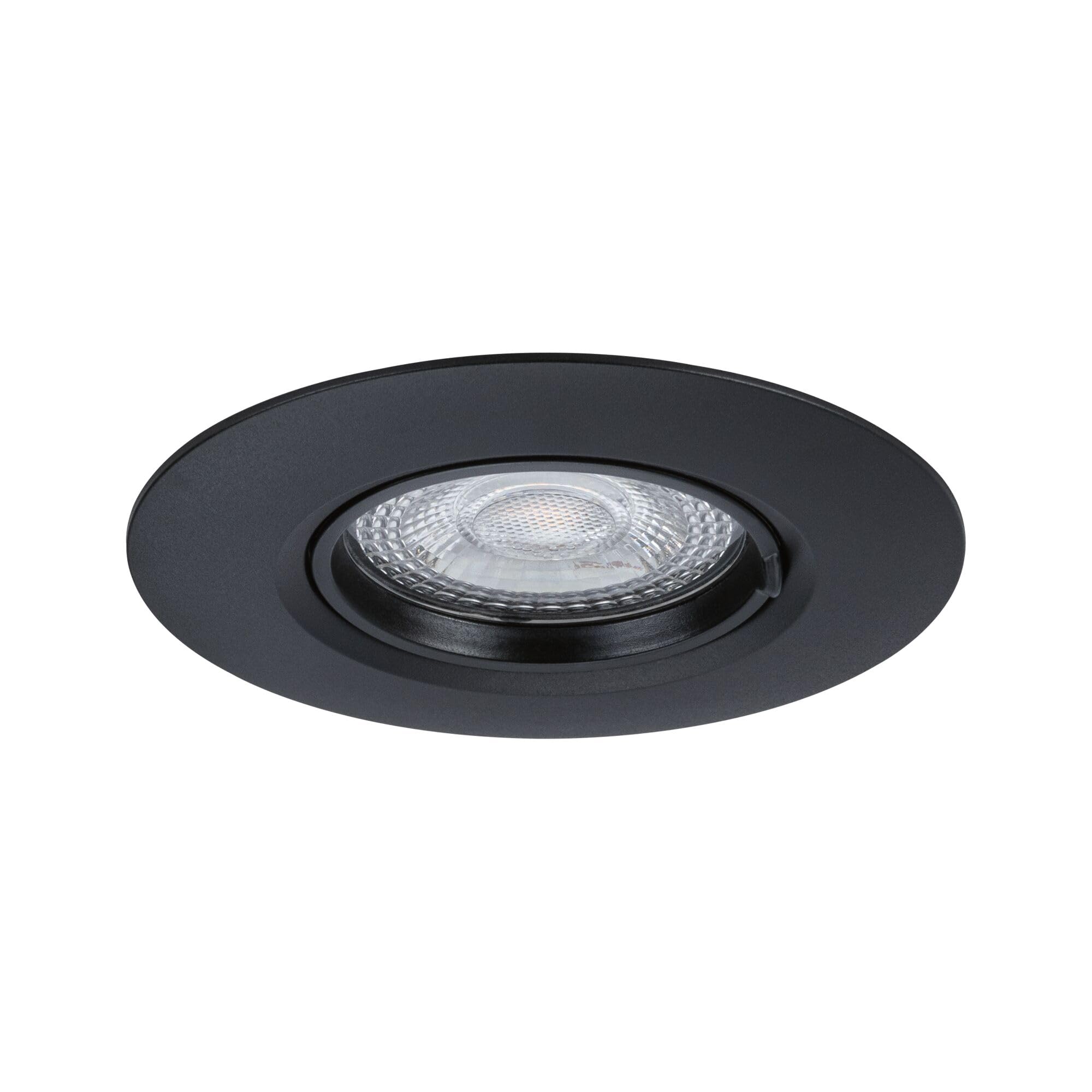 Paulmann 92120 Einbauleuchte 10er-Set starr rund 90mm GU10 max. 10x10W 230V Schwarz Einbaulampe