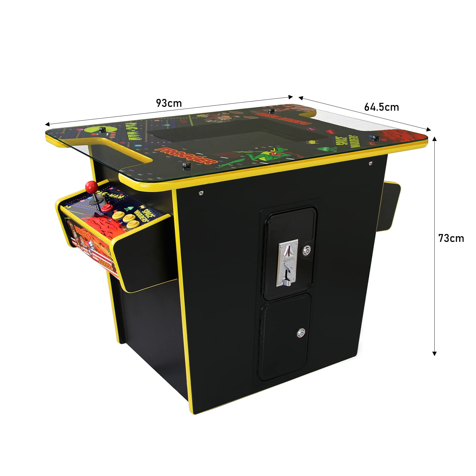 Multigame Arcade maszyna stołowa koktajl retro klasyczna szafka do gier wideo 60 gier 2 graczy 40 cm ekran LCD