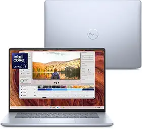 Notebook Dell Inspiron Plus I16-U7155H-A10 16" QHD+ Intel® Core™ Ultra 7 155H 16GB 1TB SSD RTX4050 Windows 11 Prata Gelo