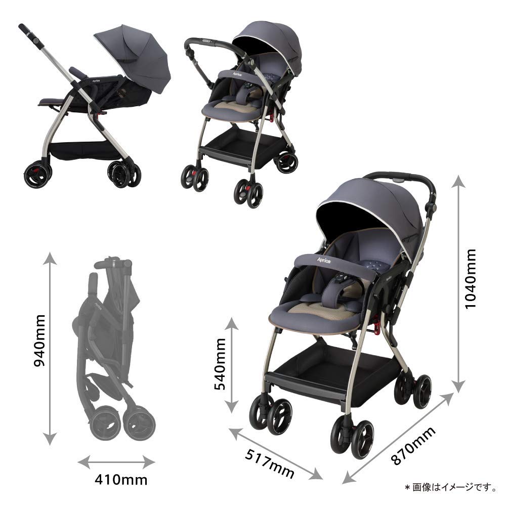 Amazon.co.jp: アップリカ A形オート4輪ベビーカー オプティア 