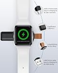 USB C Apple Watch 11/Ultra3 Charger for Car Magsafe iWatch Wireless Charger | Portable Magnetic i Watch Charge Fast Charging with USB-A Adapter for Applewatch Series Ultra/SE3/SE2/SE/10/9/8/7/6/5/4/3/2