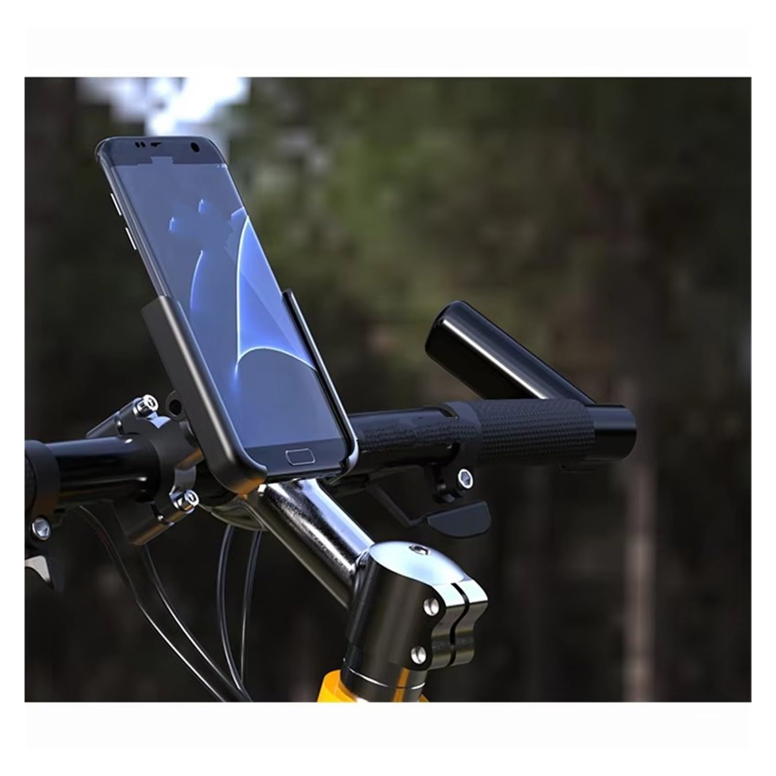 Supporto per navigatore GPS Supporto Telefono Bici Moto Smartphone 4-7 Pollici GPS 20-30mm Supporto Manubrio