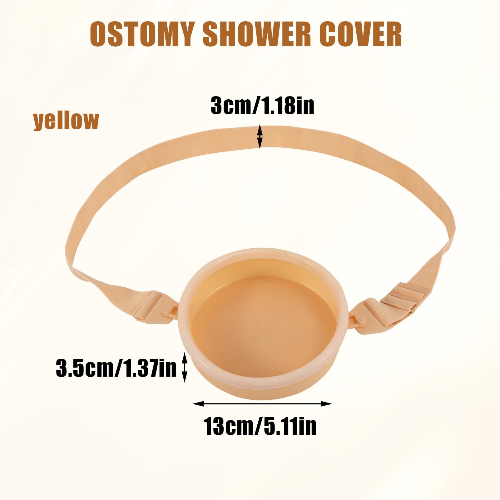 Cubierta De Baño De Ostomía De Estoma, cubierta de baño impermeable con cinturón ajustable ostomía, accesorios bolsas de colostomía
