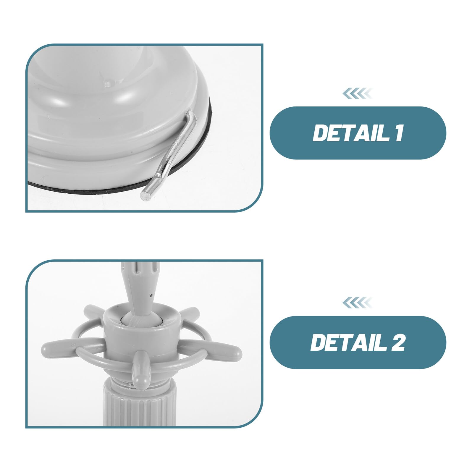 Gatuida Soporte para Pelucas con Ventosa de Plástico Resistente, Base de Sobremesa para Peinar y Limpiar en Casa