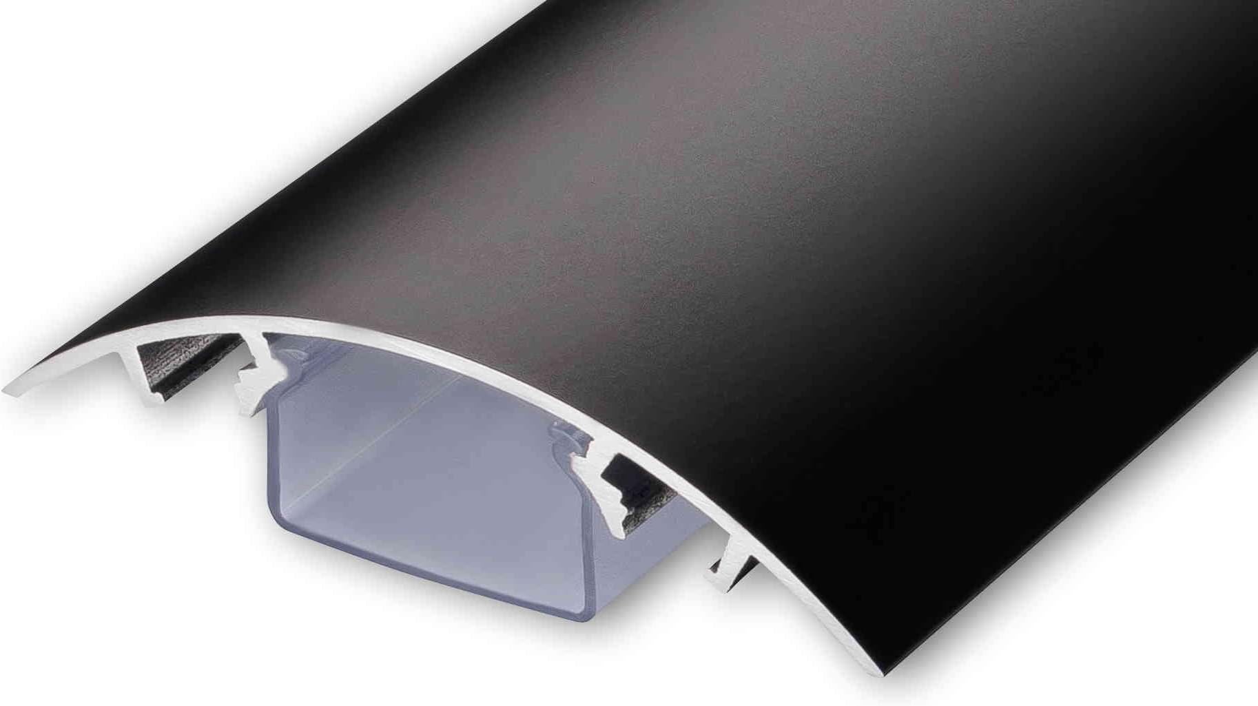 ALUNOVO TV Design Aluminium Kabelkanal In Gusseisen-Optik - Flexibel & Kinderleicht Zu Montieren Für Innen & Außen