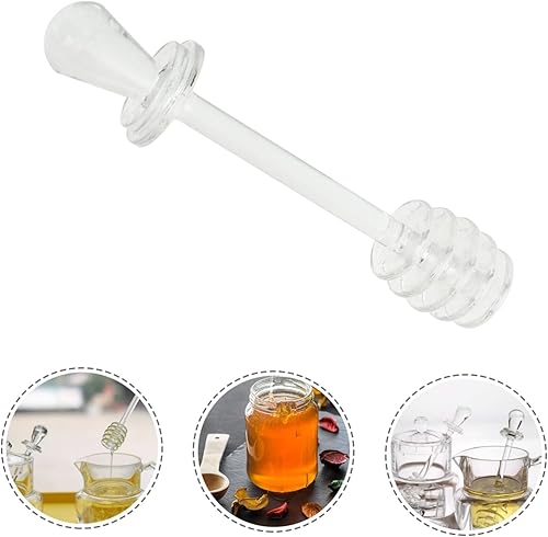 Miniatura 8 de 3 piezas de palitos de miel y mermelada herramienta de agitación para jarabes de café y dispensador de miel saborizada, accesorio de cocina para