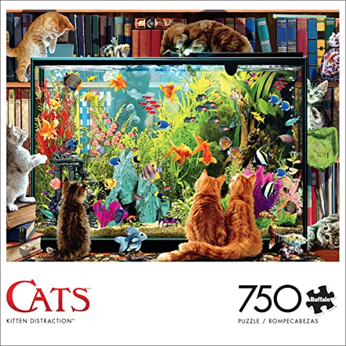 Buffalo Games - Garry Walton - Kitten Distraction - 750 Piece Jigsaw Puzzle for Adults Challenging Puzzle Perfect for Game Nights - Finished Size is 24.00 x 18.00 - Image 3