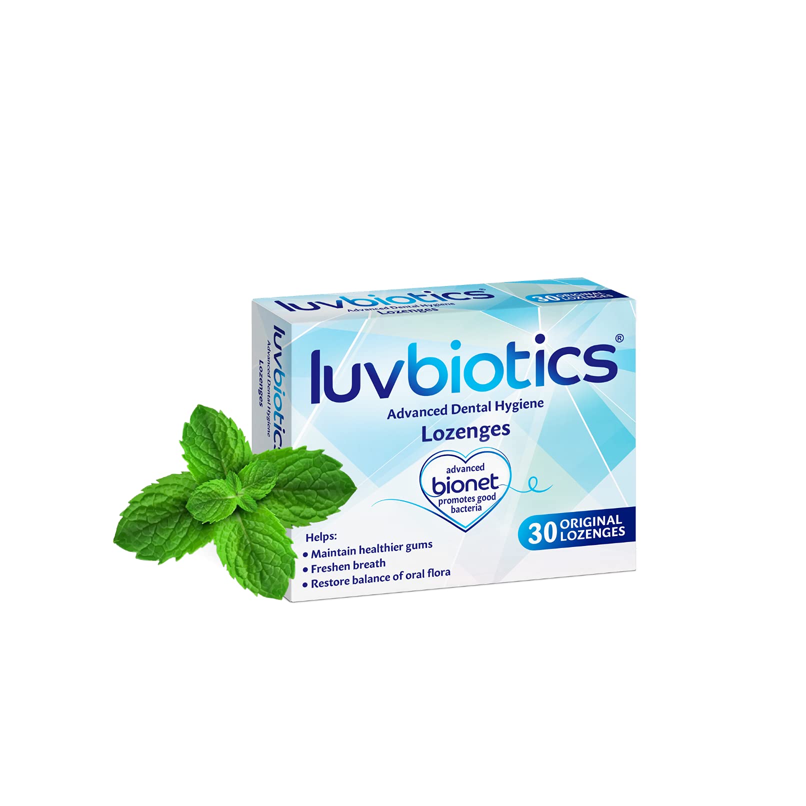 Luvbiotics SugarFree Lozenges with Probiotics & Xylitol and Aloe Vera
