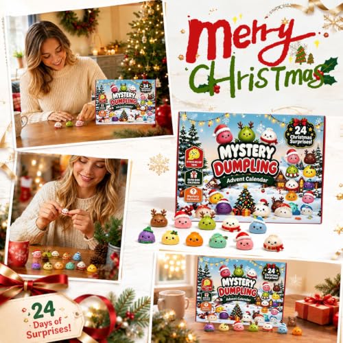 Christmas Squishies Advent Calendar Cute Xmas Countdown Calendar for Adults - image 5