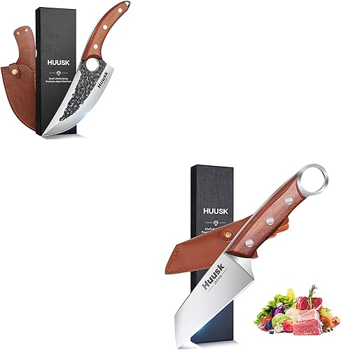 Huusk Knife Japan Kitchen Bundle con cuchillo pequeño para carne