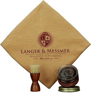 Langer & Messmer kit entretien chaussures de 3 pièces - le soin idéal por vos chaussures