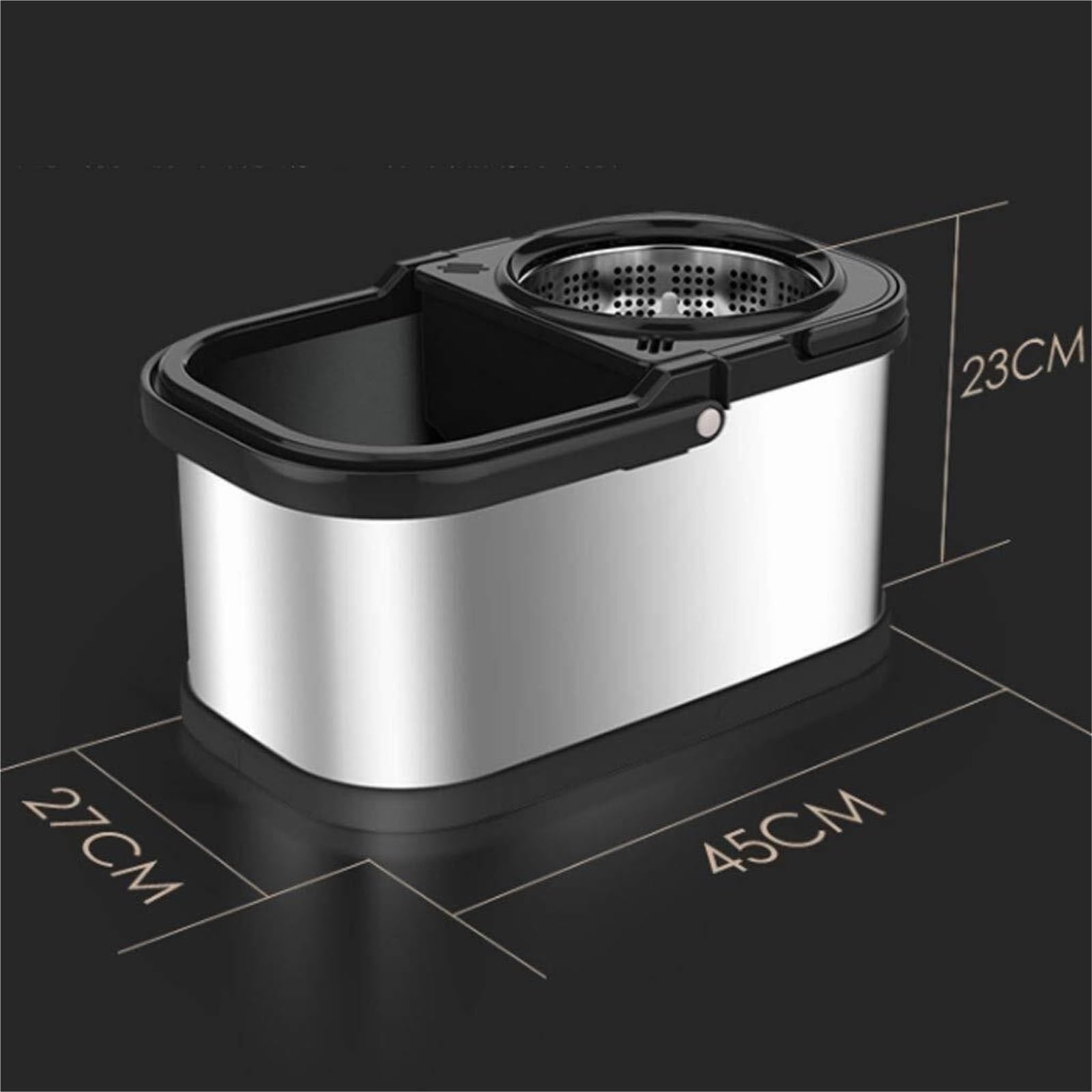 Professionale Mocio Lavapavimenti Spin Mop Home Kitchen Floor Cleaning per Pavimenti in Legno Duro E Piastrelle Include Teste di Mocio Lavabili Mop Lavapavimenti