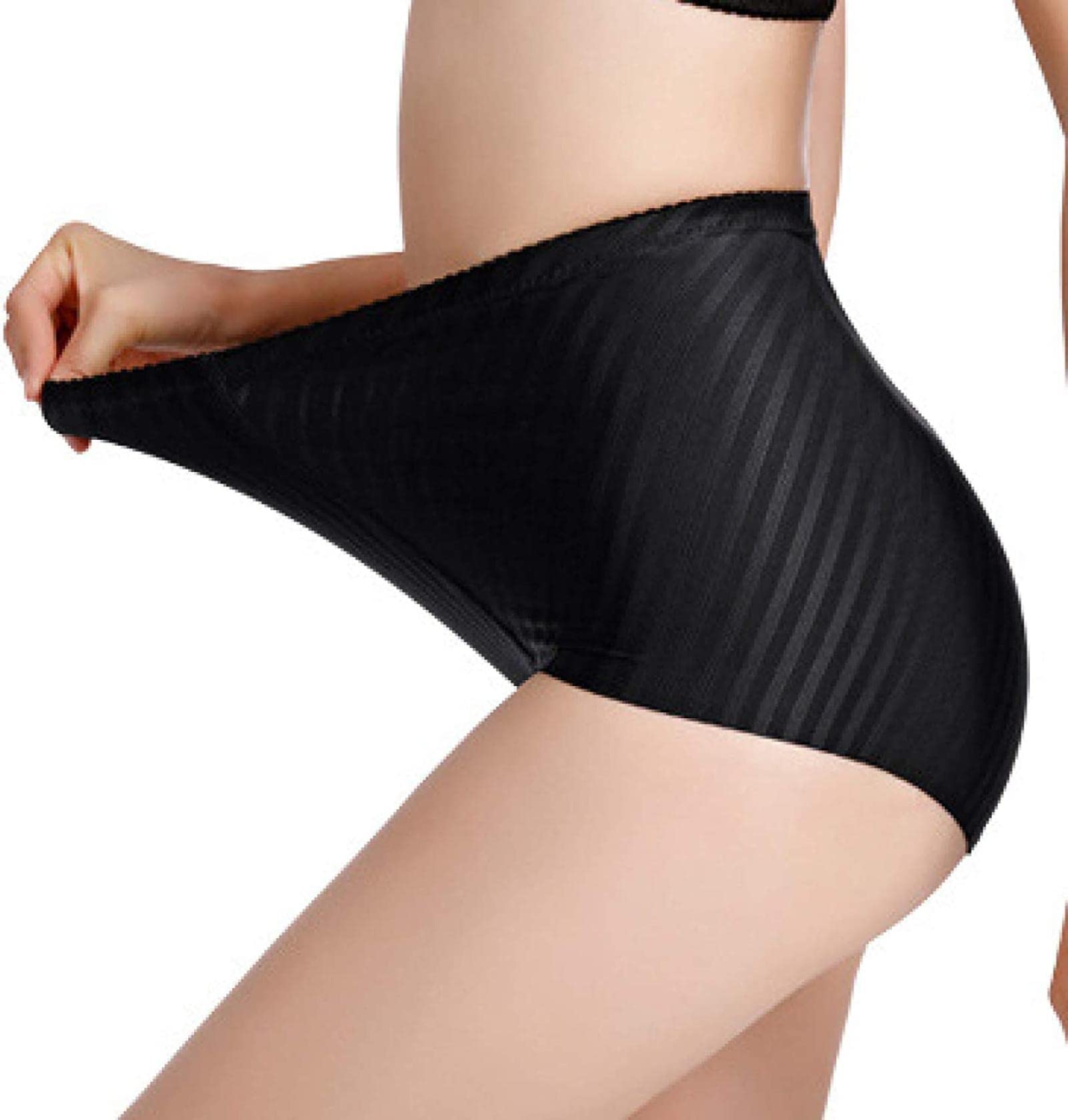 HLTYGWX Short Gainant pour Femme, sous-vêtement de contrôle de la Taille, élastique, Hanche Propre secousse, sous-vêtements sans Couture, Noir-XX