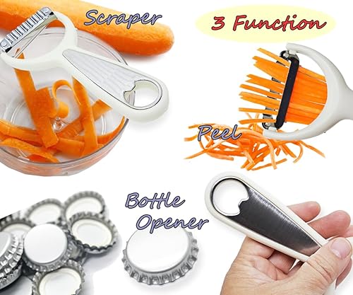 Miniatura 8 de Rascador de coco Rallador Acero Inoxidable 1 Pc, Amoladora Serrada Rápidamente Cuchilla Utensilios de cocina para el hogar Muy Fácil