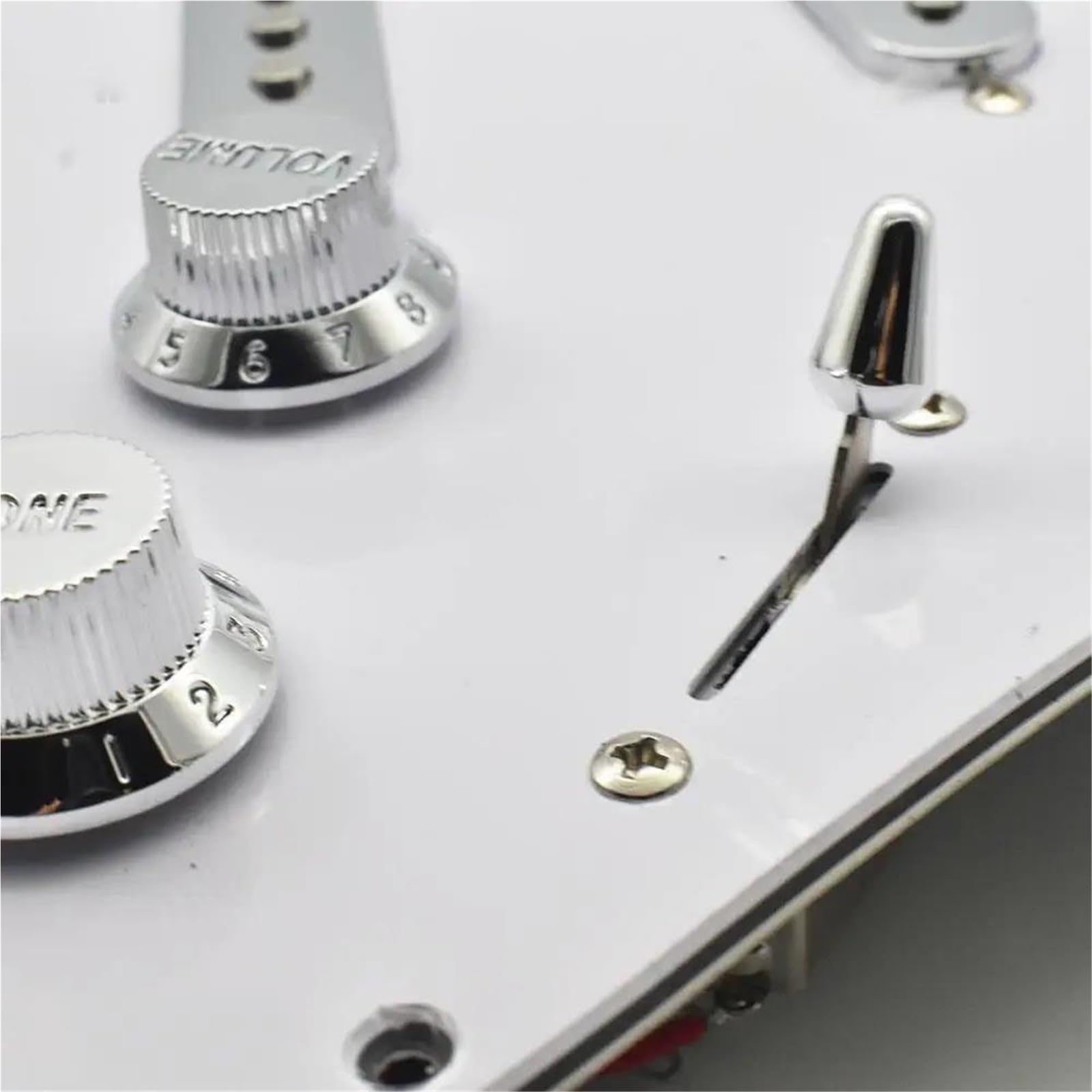 Pickguard Załadowany Do Gitary Przetworniki Do Gitary Elektrycznej Chromowane