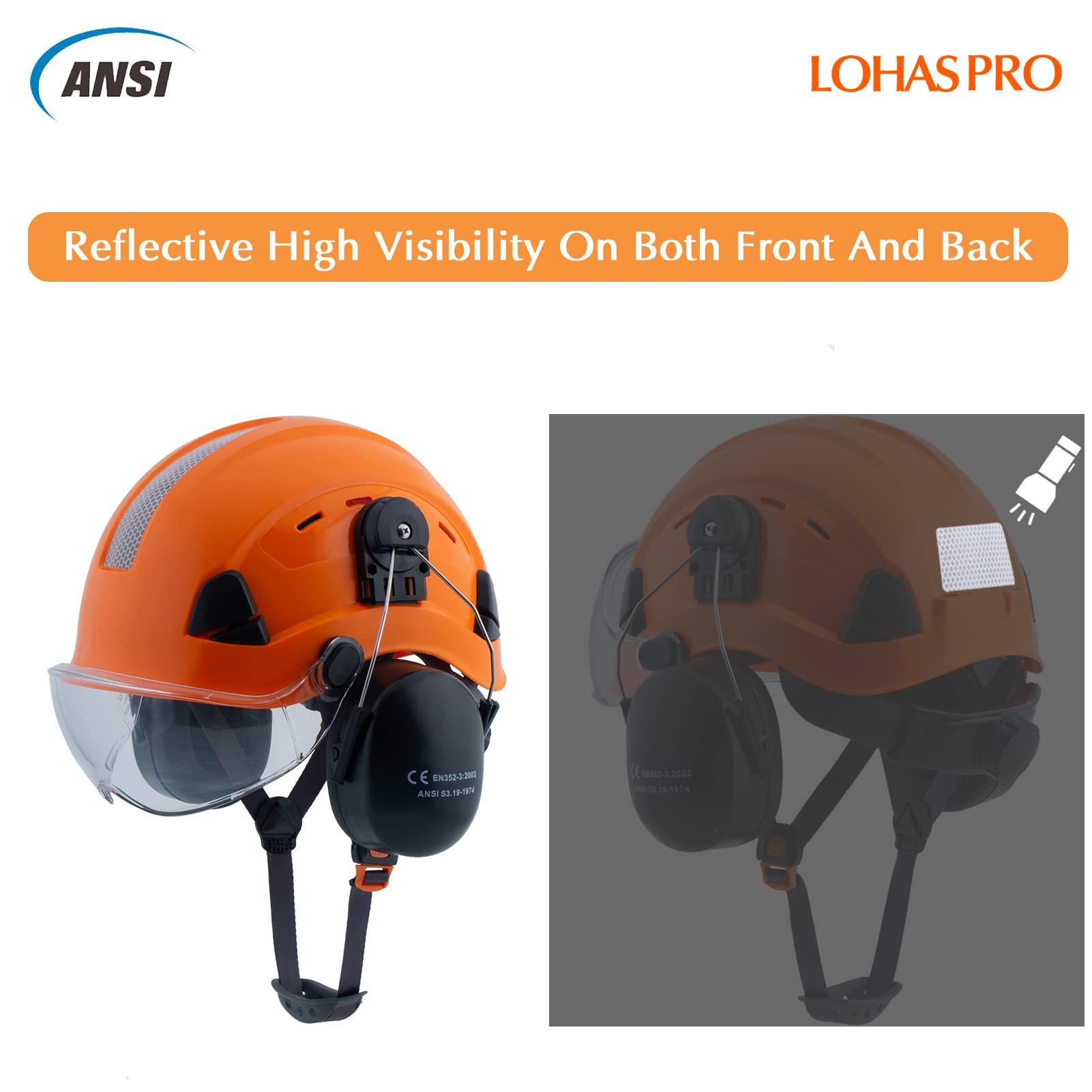 Safety Helmet LOHASPRO Arborist Forestry Helmet Safety Hard Hat