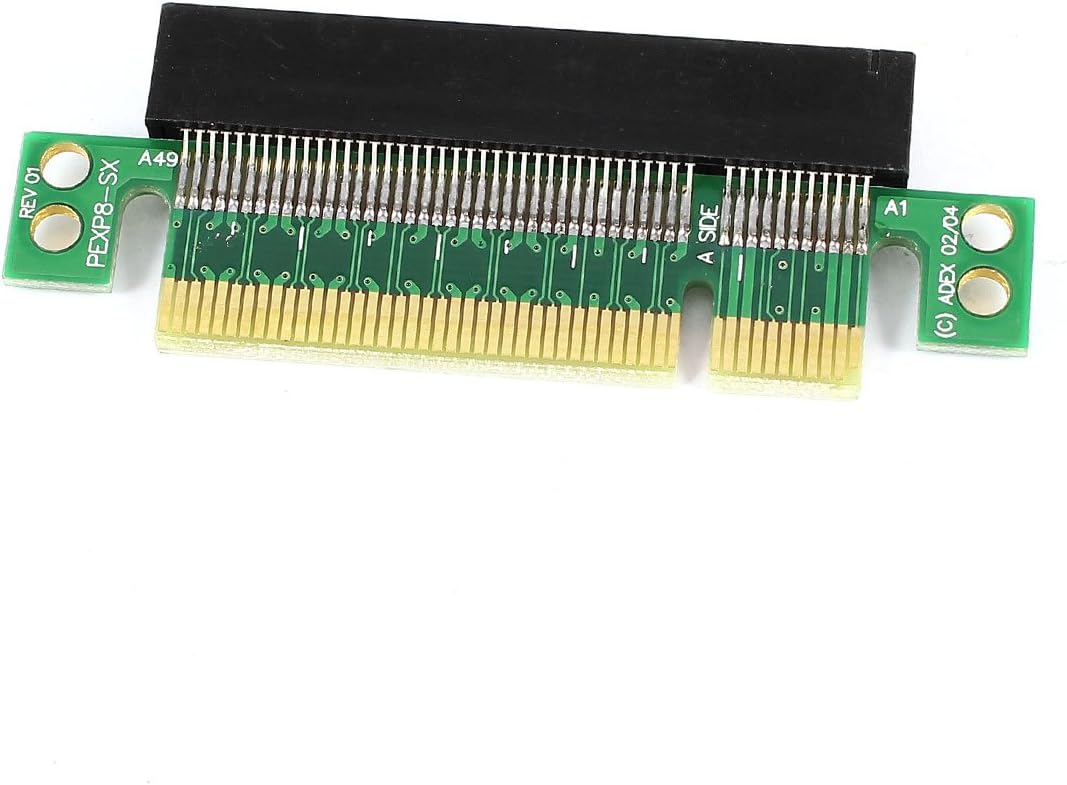 Qtqgoitem PCI Express PCI-e 8x Riser Extender Card Adapter for 1U 2U (model: 2c2 a74 301 a7f 067)