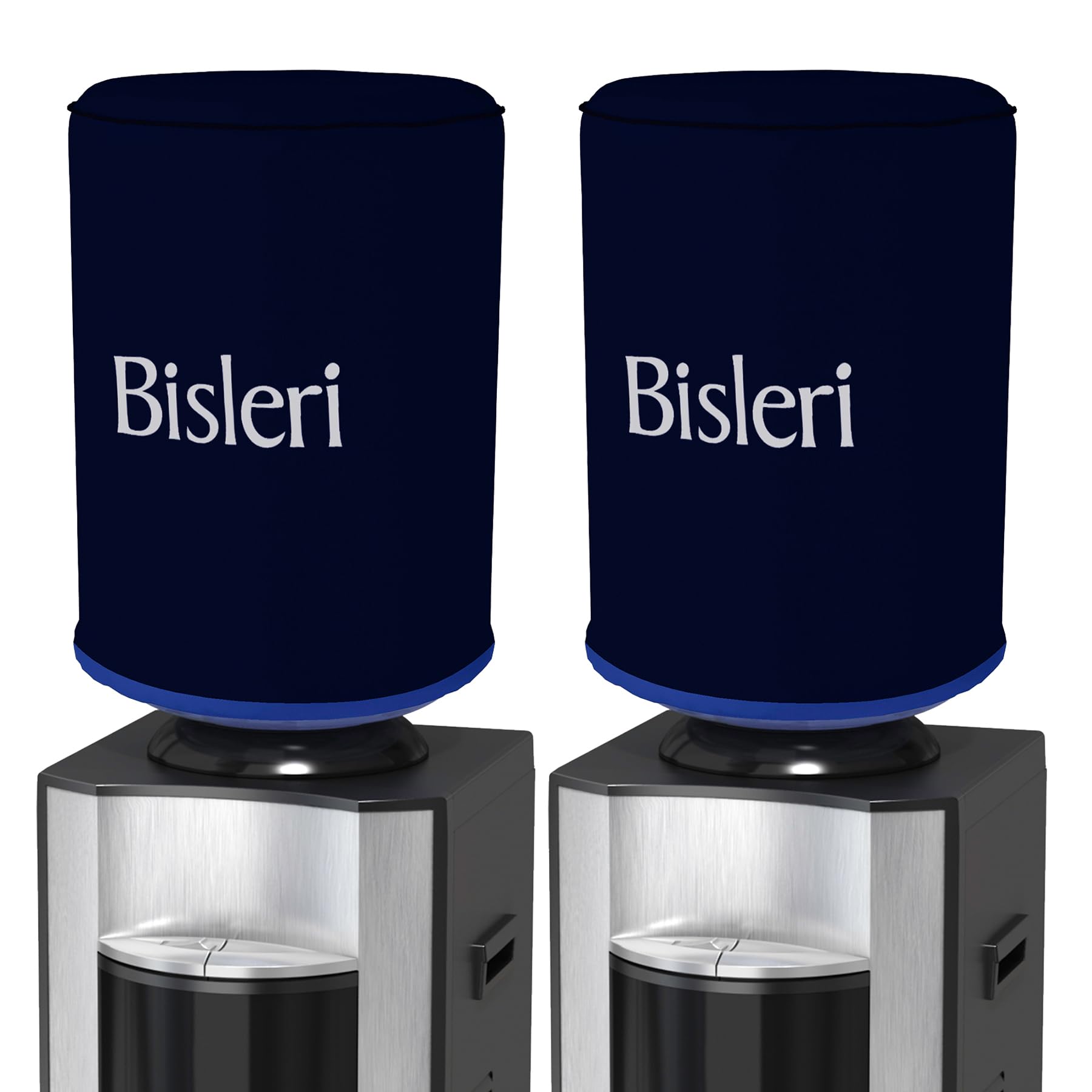 Kuber Industries Camper Cover | Rexine Water Dispenser Cover | Dust & Spill Protector Dispenser Cover | Round Water Camper Cover | Pack of 2 | Dark Blue-image-33