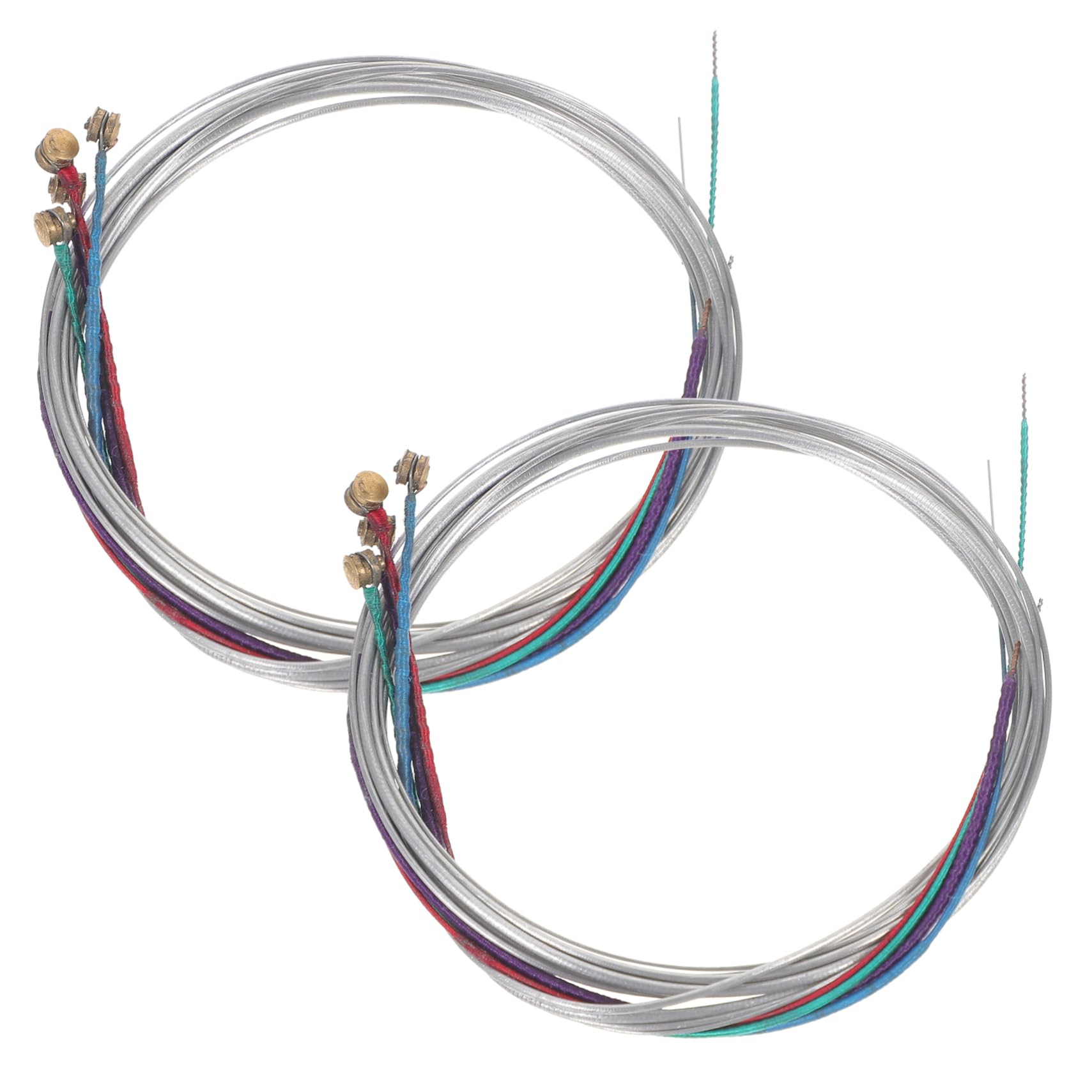 BESTonZON 2 Sets Viola Strings Metal Musical Strings Replacement for Old Viola Enhanced Tone Volume