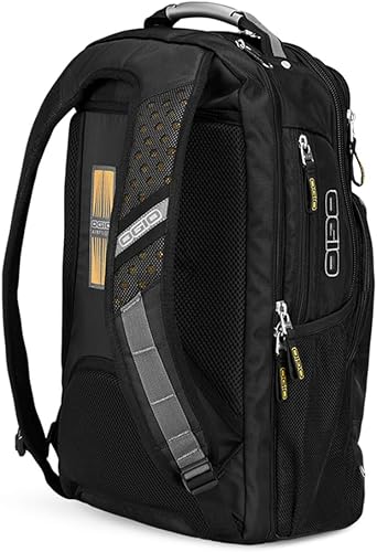 Miniatura 3 de Callaway Axle - Mochila para portátil de 17 pulgadas, color negro, 19.25 pulgadas de alto x 13 pulgadas de ancho x 9.25 pulgadas de profundidad