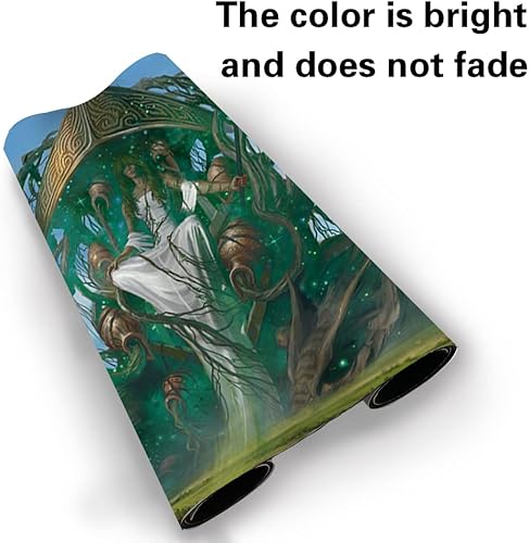 Miniatura 3 de Karametra God of Harvests - Tapete de juego de mesa TCG de 236 x 138in tapete de escritorio compatible con TCG MTG Playmat Bag