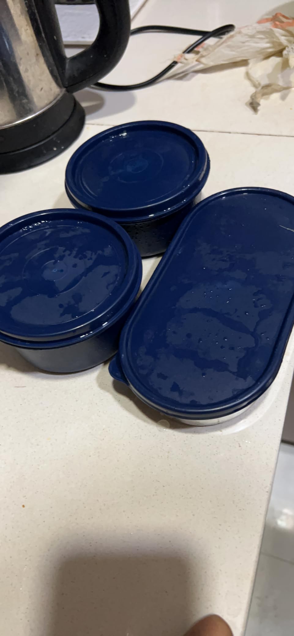 Buy Milton Triple Decker Stainless Steel Lunch Box (2 Oval Container