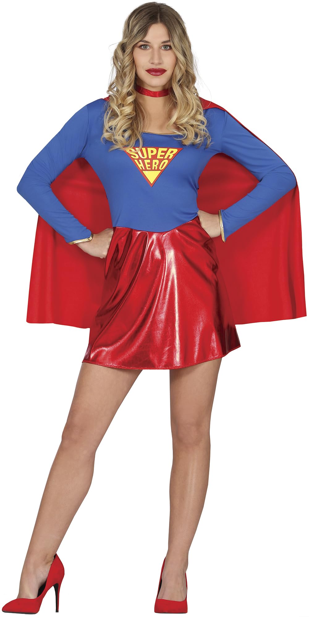 FIESTAS GUIRCA Super Hero Fancy Dress Costume Adult Women Size 14-16