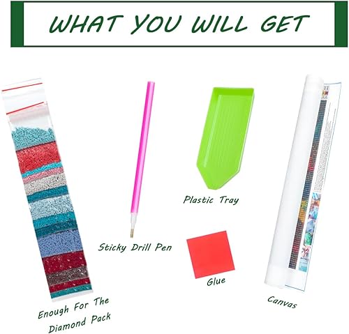 Miniatura 4 de Kits de pintura de diamante 5D para bricolaje, bichón frise, perro blanco, taladros completos, lienzo, suministros de manualidades para decoración