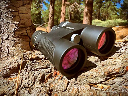Image of Roxant Authentic Evolution Binoculars for Adults High Powered Astronomy -Stargazing, Light Weight, Nightvision & Bird Watching Binoculars for Adults, 10x42 HD, Long Range, Compact, Weatherproof + Case