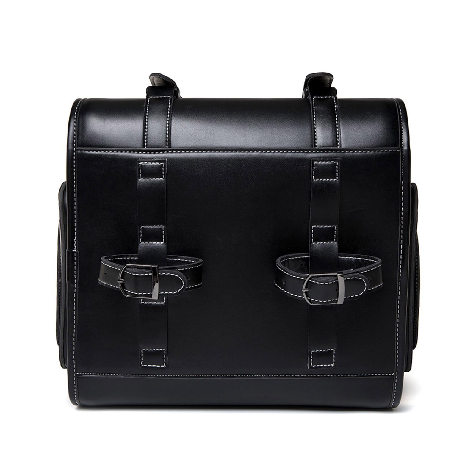 Sac à outils de moto Style rétro Sacoche de selle imperméable en cuir Sac de voyage Sac de selle