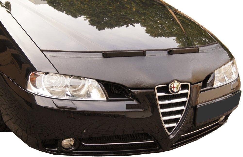 Hood Bra Front End Nose Mask Compatible with Alfa Romeo 166 2003-2007 Bonnet Bra STONEGUARD Protector Tuning