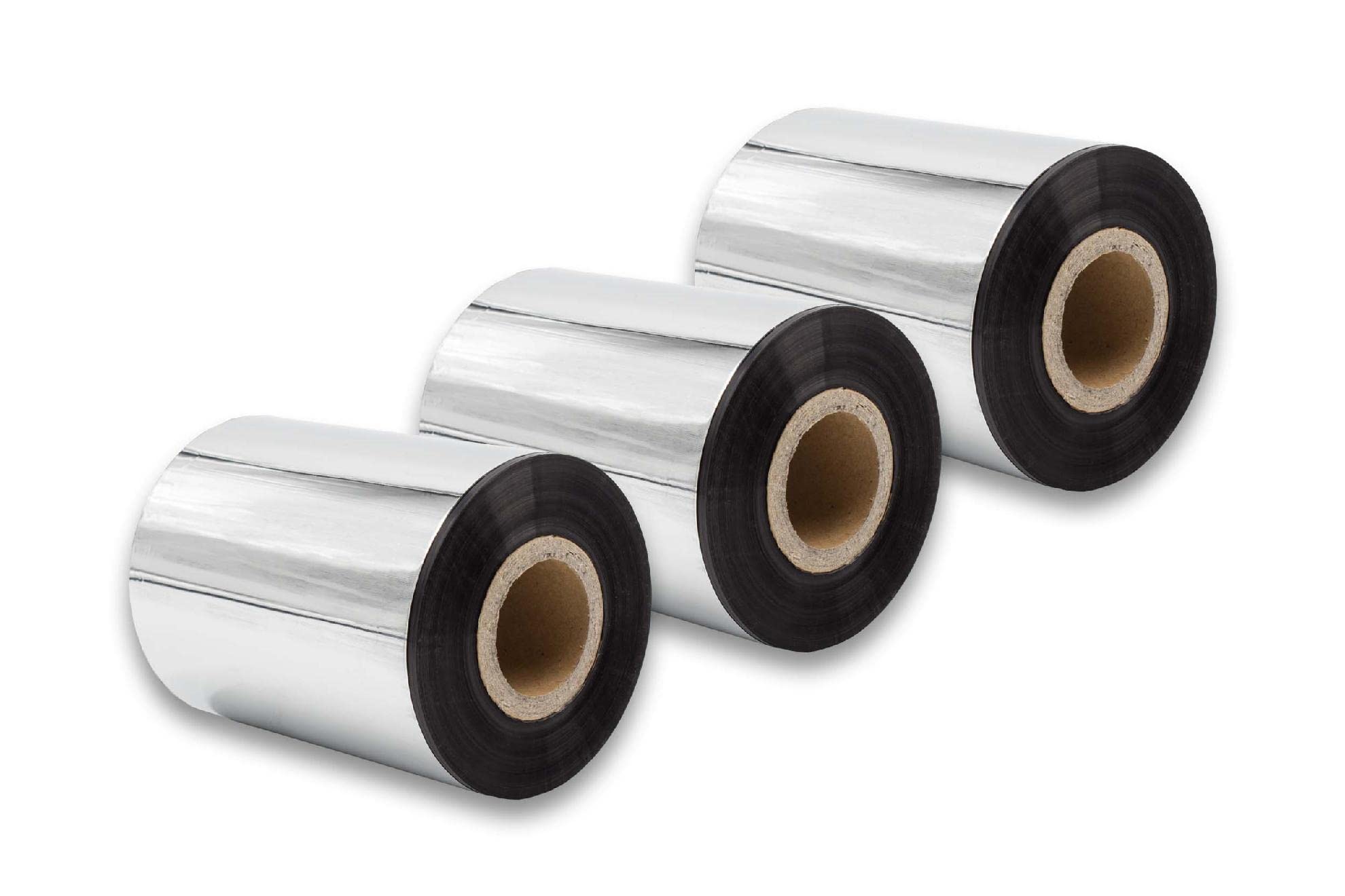 vhbw3X Smudge-Proof Thermal Transfer Ribbon Black 80mm 300m for Printer Label Printer Printronix T4M, T5204, T5206, T5208, T5306, T5308