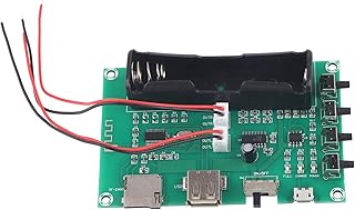 Amplifier Board, Digital Bluetooth Amplifier Board 10W Rechargeable Dual Channel Audio Parts Stereo Amplifier, Audio Component Amplifiers