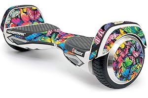 MightySkins Carbon Fiber Skin for Razor Hovertrax 2.0: Elevate Your Ride with Butterfly Party Flair