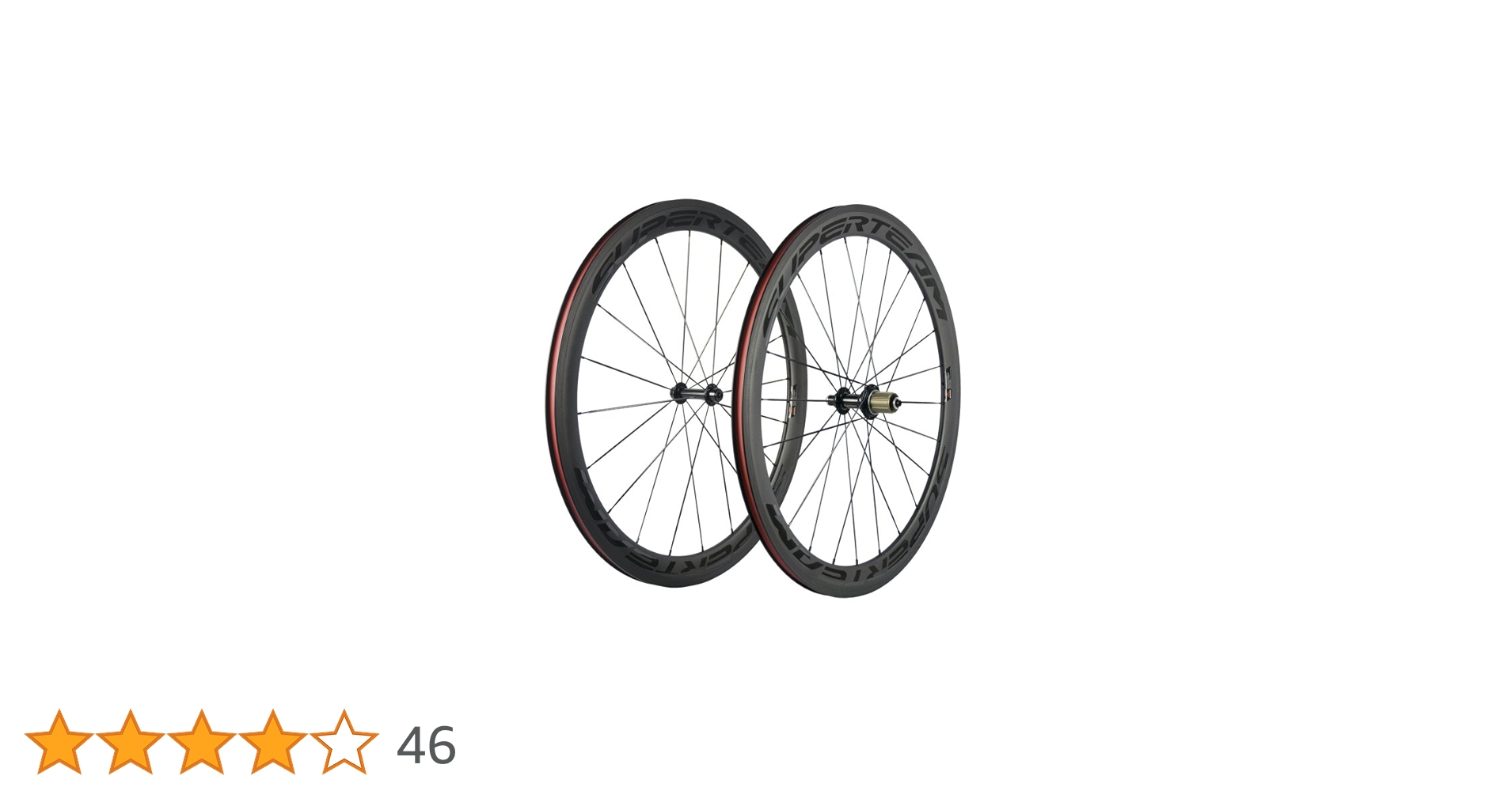 スーパーチームロードホイールセット50-23 700Cクリンチャー (ロゴなし) Amazon | スーパーチームロードホイールセット50-23 700C